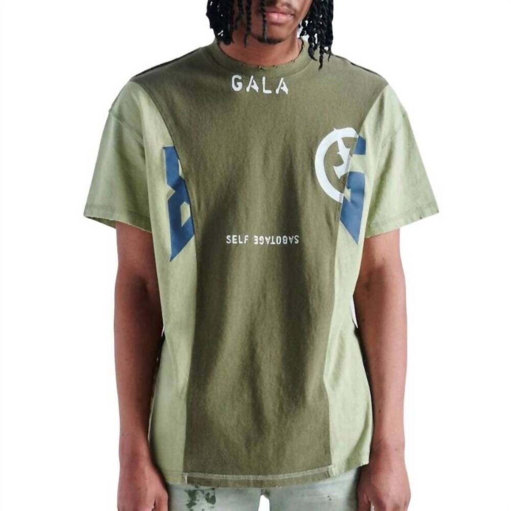 NEW GALA original juxta tee in olive/emerald